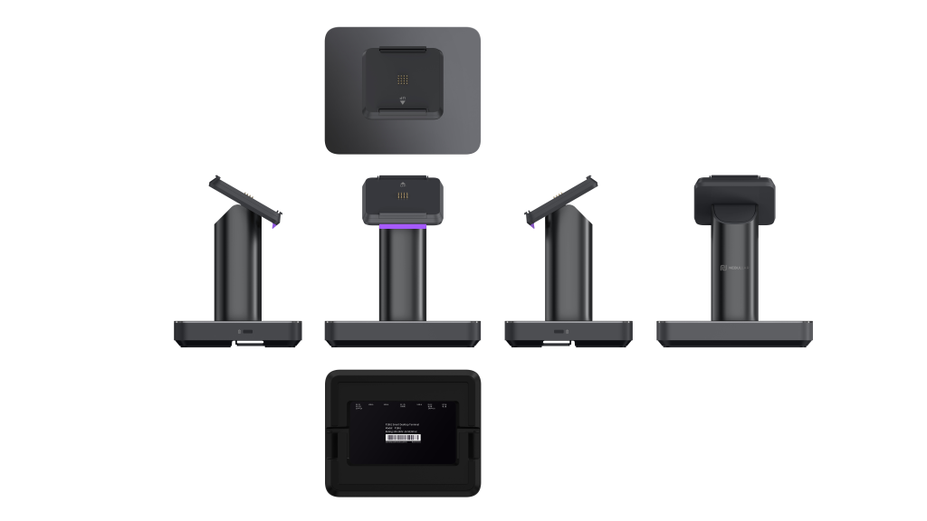 Base POS Libra 1 — angolazioni multiple del design hardware